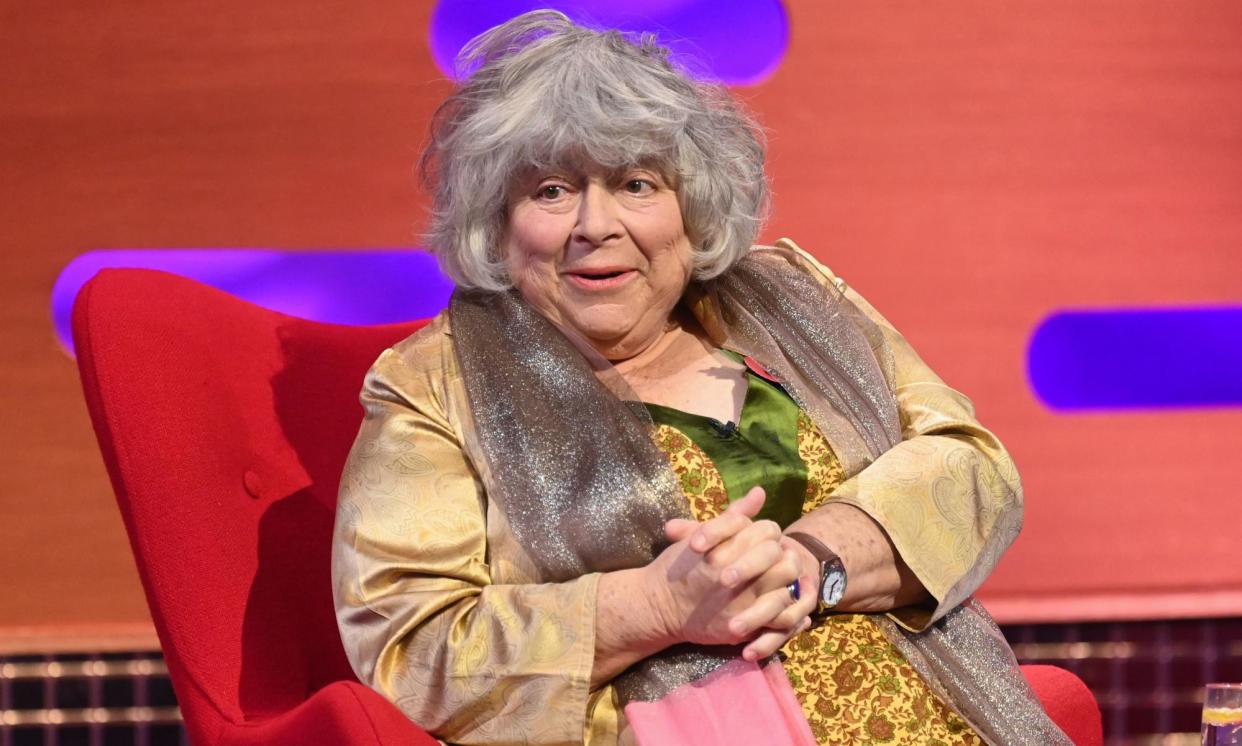 <span>Miriam Margolyes will be talking about male genitalia and dildos.</span><span>Photograph: Matt Crossick/PA</span>