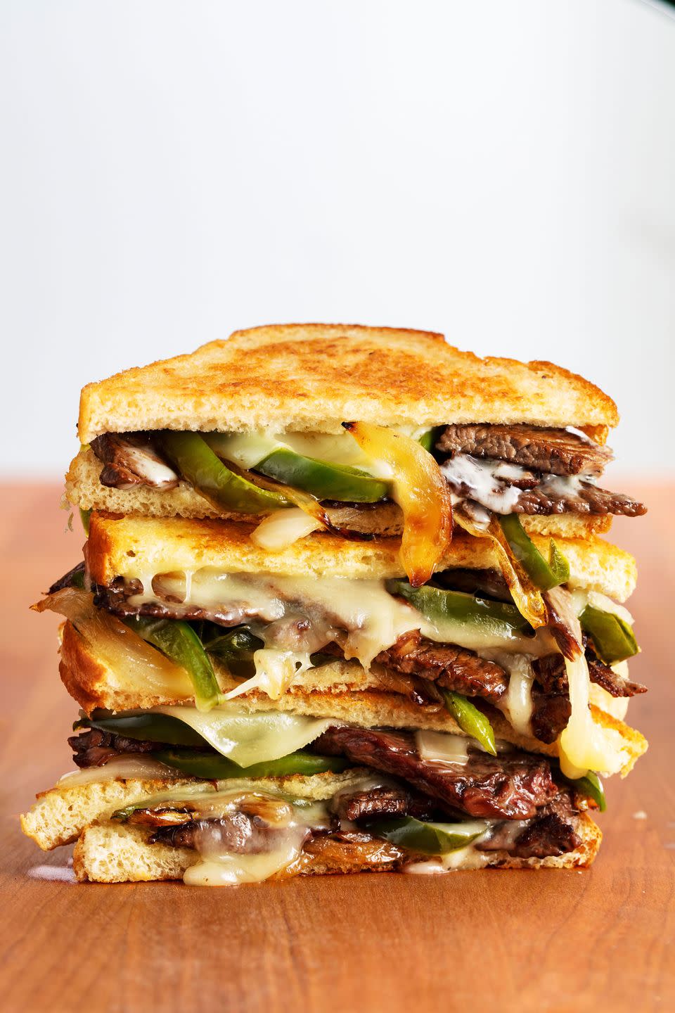 Cheesesteak Grilled Cheese