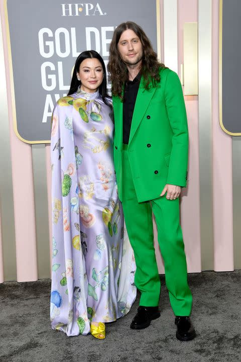 Serena Göransson and Ludwig Göransson  COPYRIGHT: Getty Images  PHOTO CREDIT: Kevork Djansezian/NBC