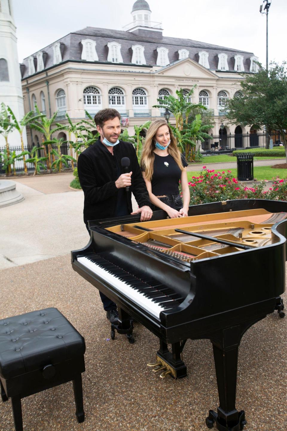 Harry Connick Jr. and his daughter, Georgia Connick, star in CBS' "United We Sing."