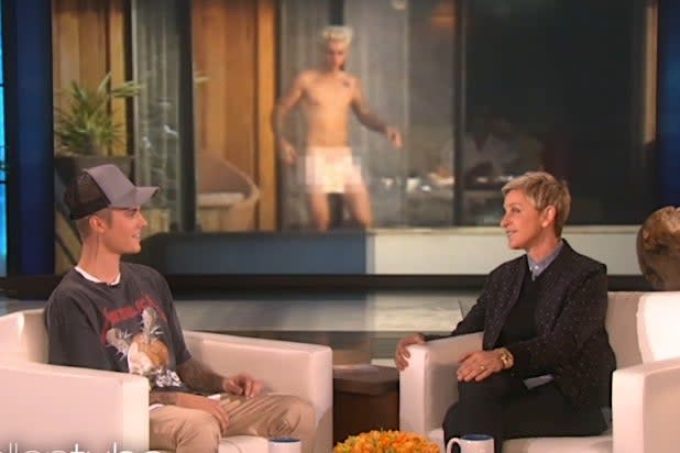 Justin Bieber Ellen DeGeneres