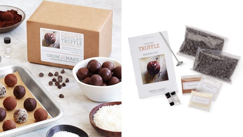 Why buy chocolates when you can make your own with this kit from Uncommon Goods?