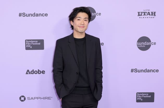 Sean Wang at the Sundance Film Festival premiere of his debut feature 