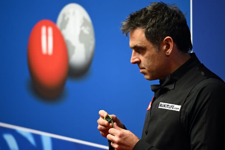 Ronnie O'Sullivan is aiming for a seventh title at the World Snooker Championship (AFP/OLI SCARFF)
