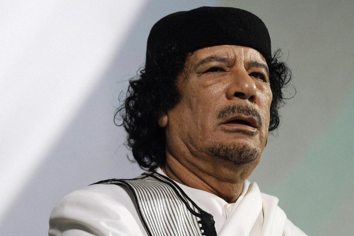 Campaigners want £9.5 billion in assets moved by Gaddafi to Britain to be spent on compensation to victims: REUTERS