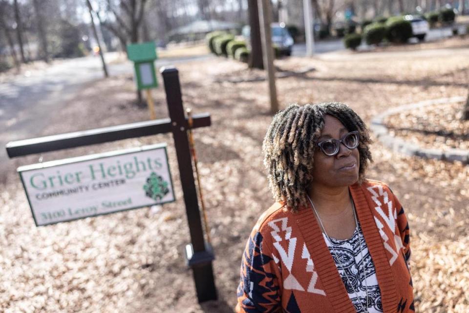 Judi Brown, who has lived in Grier Heights for seven years, bought a newly built home there in early 2023. Grier Heights has the lowest median household income in Mecklenburg County. She said “the feeling of disparity is very high” when she drives to other nearby communities. Khadejeh Nikouyeh/Knikouyeh@charlotteobserver.com