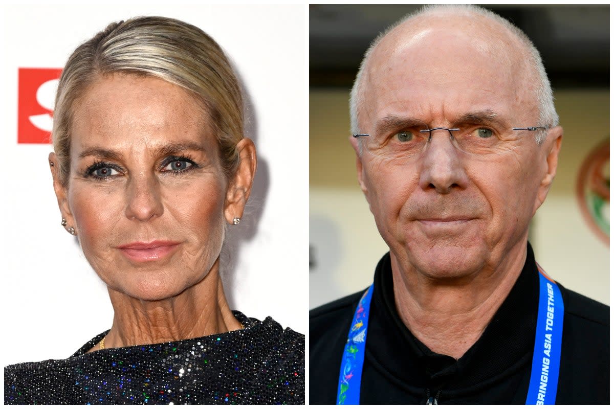 Ulrika Jonsson has shared her response to the news ex Sven-Goran Eriksson has terminal cancer (Getty)