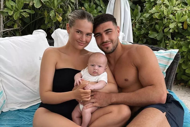 Molly Mae Hague, Tommy Fury and their baby daughter Bambi
