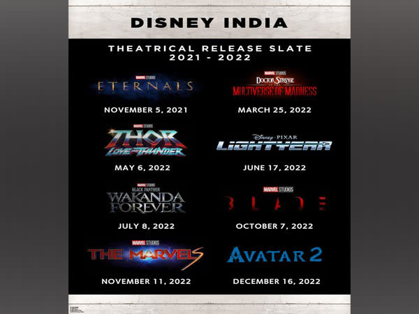 Release dates announced by Disney India