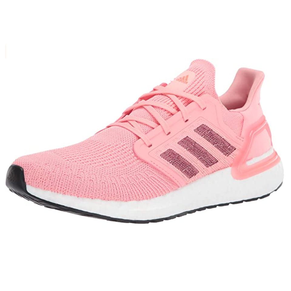 <p>Ultraboost 20 Running Shoe</p><p>amazon.com</p><p><a href="https://www.amazon.com/dp/B07RFNKY1X?tag=syn-yahoo-20&ascsubtag=%5Bartid%7C10057.a.42566786%5Bsrc%7Cyahoo-us" rel="nofollow noopener" target="_blank" data-ylk="slk:Shop Now;elm:context_link;itc:0;sec:content-canvas" class="link ">Shop Now</a></p><span class="copyright">amazon.com</span>