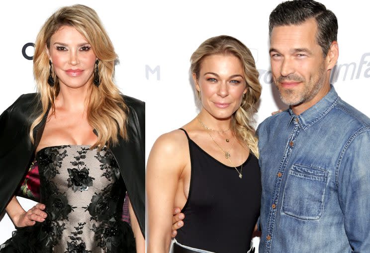 Brandi Glanville is feuding again with LeAnn Rimes and Eddie Cibrian. (Photo: Getty Images)