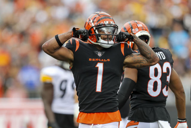 Cincinnati Bengals Ja'Marr Chase, Trey Hendrickson and Joe Mixon