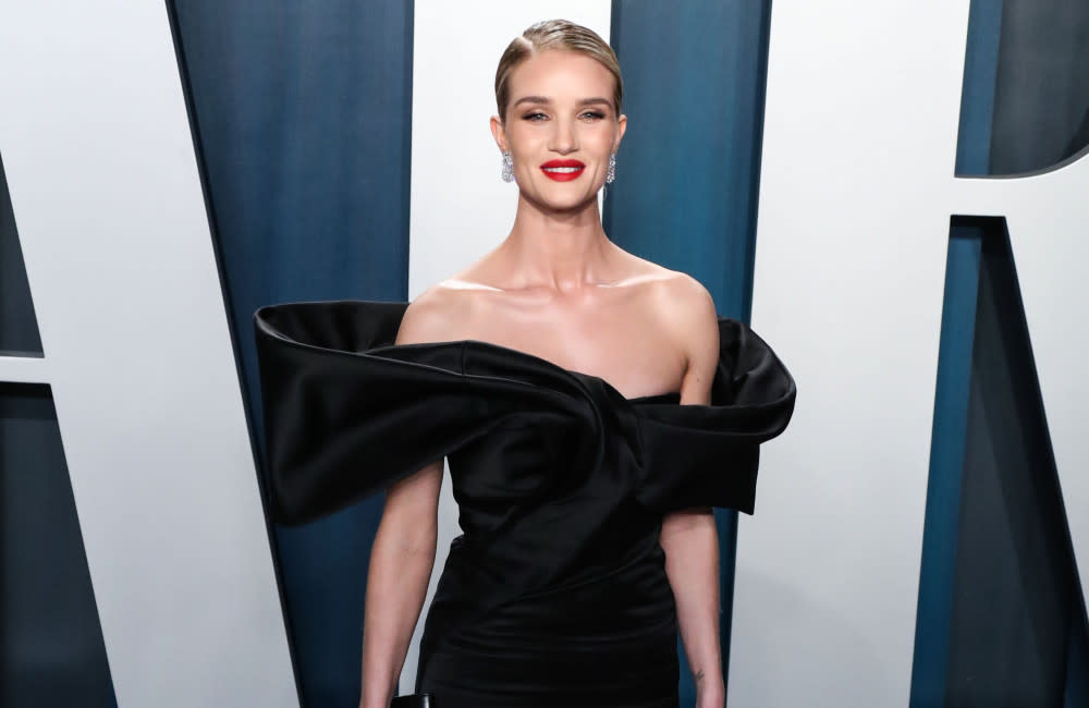 Rosie Huntington Whitely opens up about motherhood credit:Bang Showbiz