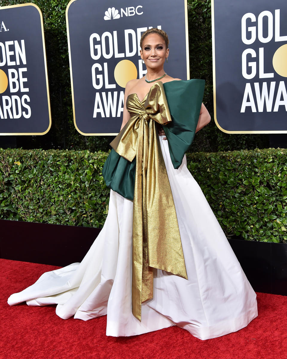 BEVERLY HILLS, CALIFORNIA - JANUARY 05: Jennifer Lopez attends the 77th Annual Golden Globe Awards at The Beverly Hilton Hotel on January 05, 2020 in Beverly Hills, California. (Photo by Axelle/Bauer-Griffin/FilmMagic)