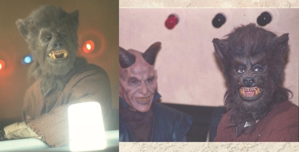 Set Photos of Rick Baker’s Werewolf and Devil Masks