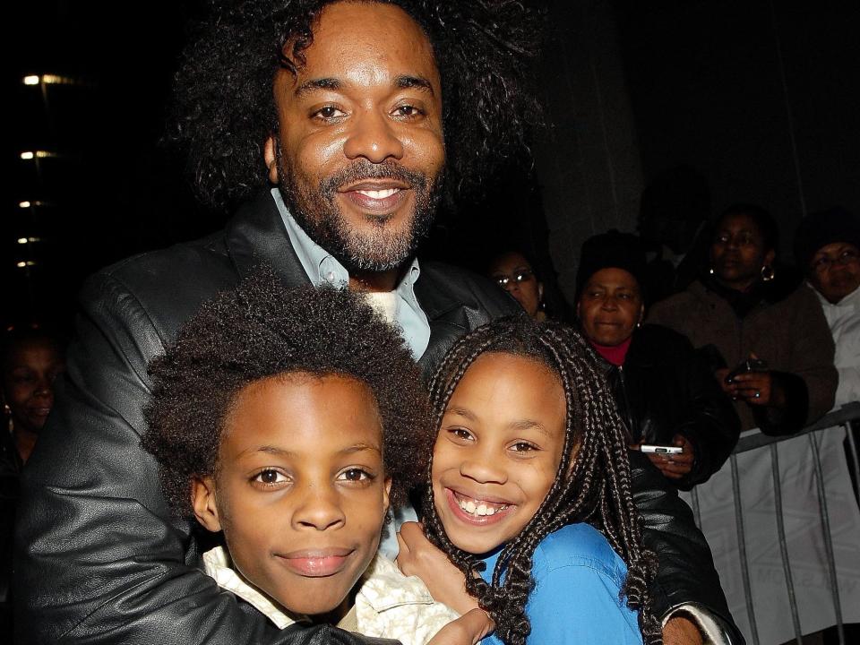 lee daniels and children hugging