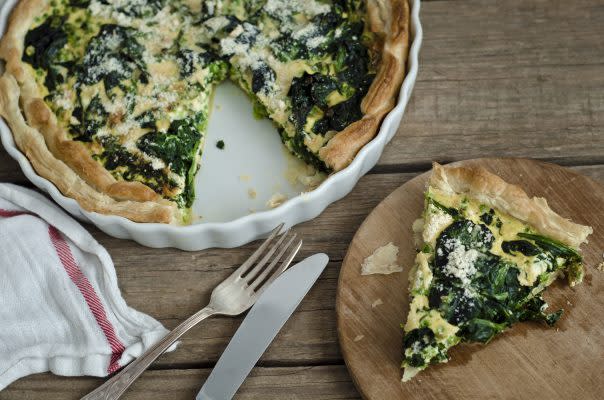 Quiche de espinacas