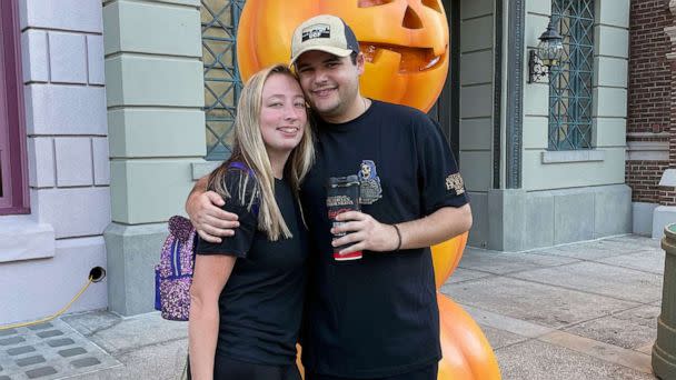 PHOTO: Casey Fite is pictured with her fiancé Dylan Lyons, who was shot and killed on Feb. 22, 2023, while covering a story in Orlando, Florida. (Courtesy of Casey Fite)