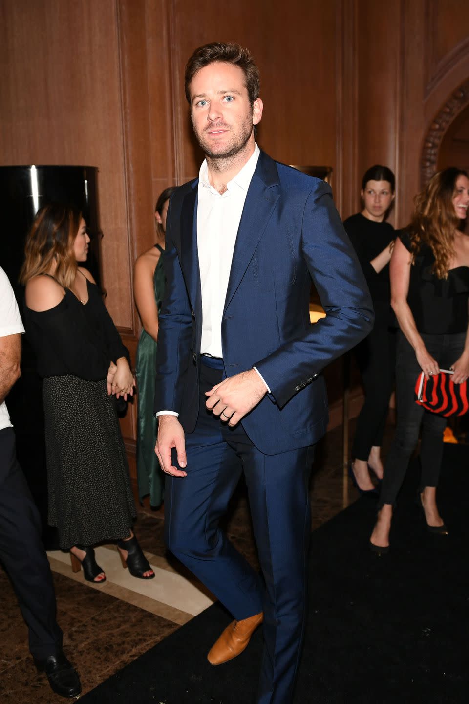 Armie Hammer Attends The Cartier Precious Garage Party, NYFW