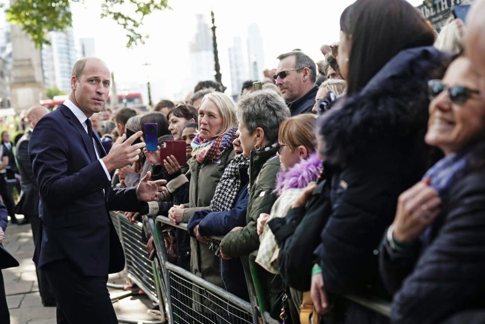 William will stand guard around the Queen’s coffin (Aaron Chown/PA) (PA Wire)
