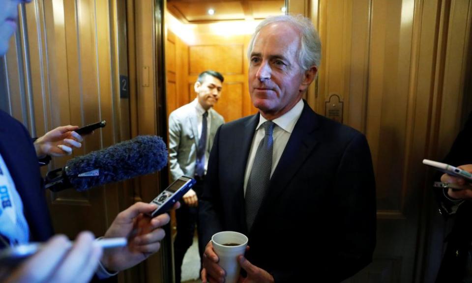 Bob Corker said: ‘I believe that this once-in-a-generation opportunity to make US businesses domestically more productive and internationally more competitive is one we should not miss.’
