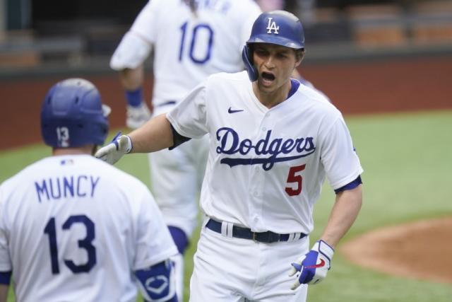 Corey Seager homers off of Clayton Kershaw in spring game - Los Angeles  Times