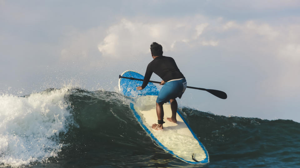 stand-up paddleboarding