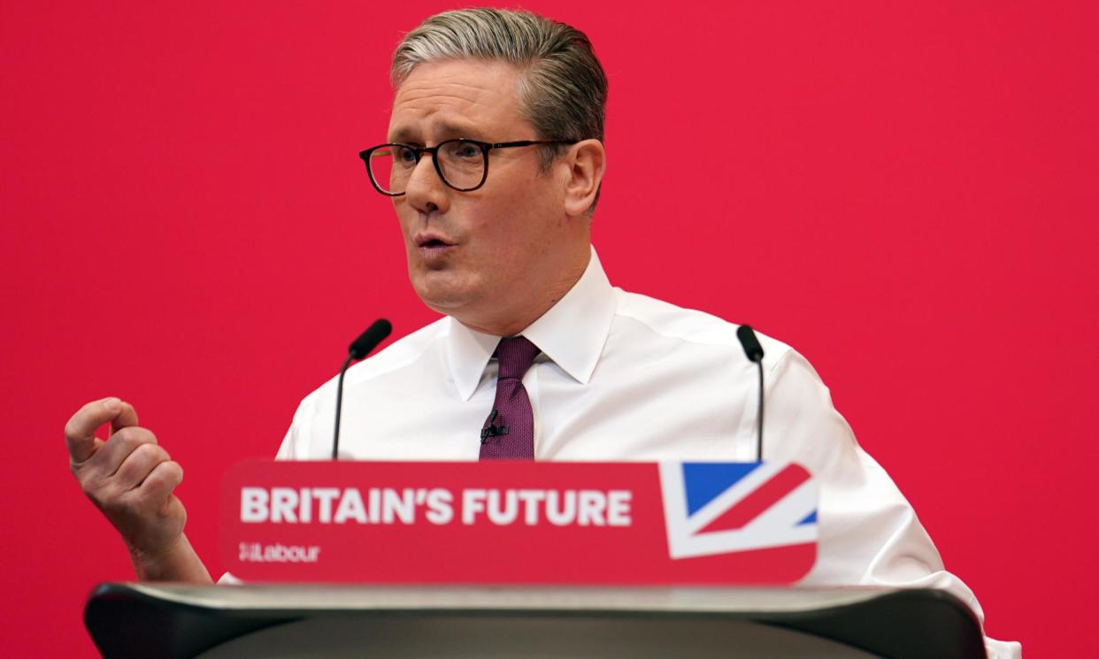 <span>Keir Starmer: ‘There’s no magic money tree.’</span><span>Photograph: Jordan Pettitt/PA</span>