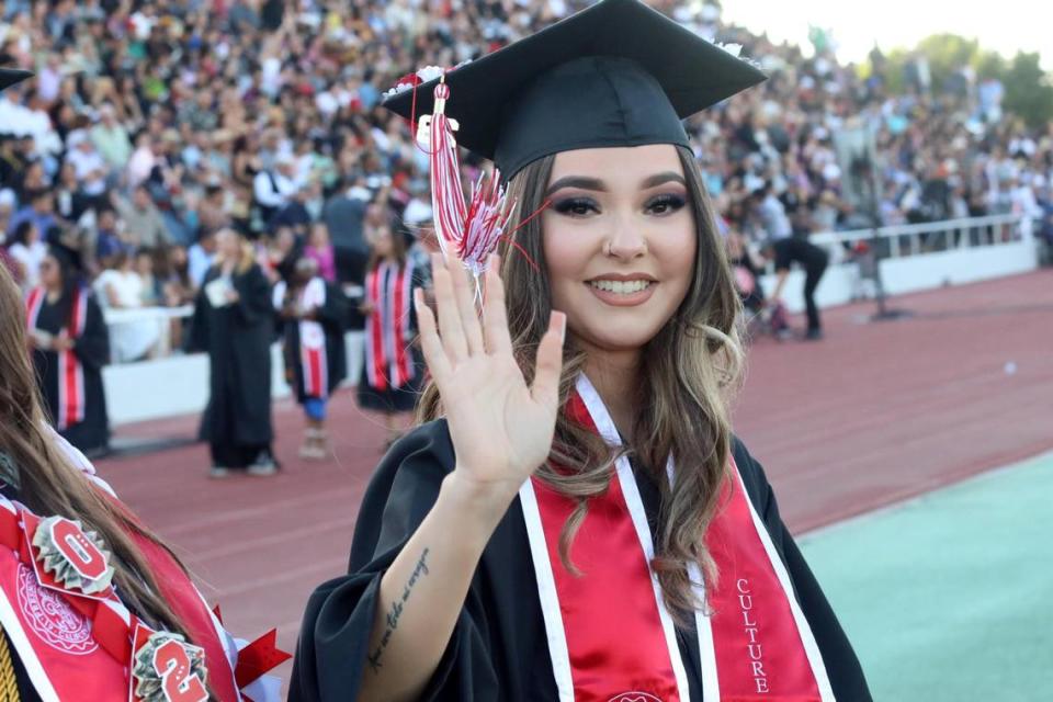 The Class of 2023 broke another record for Fresno City College: 2,687 students were eligible to participate in the ceremony earning 2,849 degrees. Fresno City College commencement on Friday, May 19 at Ratcliffe Stadium.