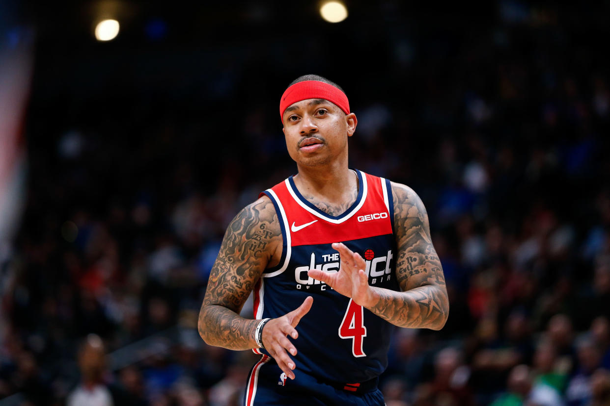 Washington Wizards guard Isaiah Thomas