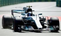 Formula One - F1 - Azerbaijan Grand Prix - Baku, Azerbaijan - June 24, 2017. Mercedes' Valtteri Bottas drives during the third practice session. REUTERS/David Mdzinarishvili