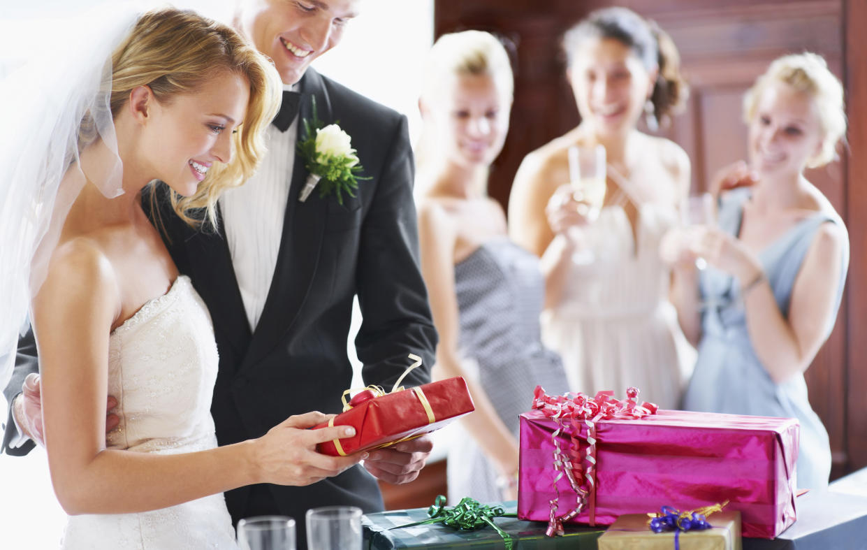 Choosing a gift can be tricky, so one bride decided to be very, very specific. Photo: Getty Images