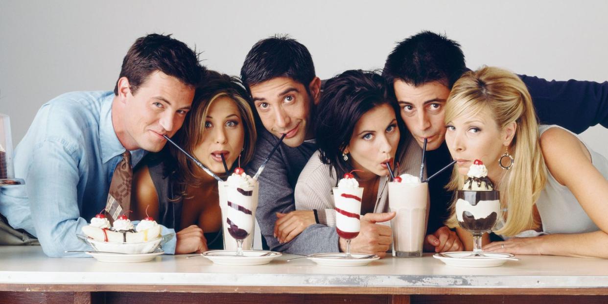 Photo credit: The cast of 'Friends'. Getty Images