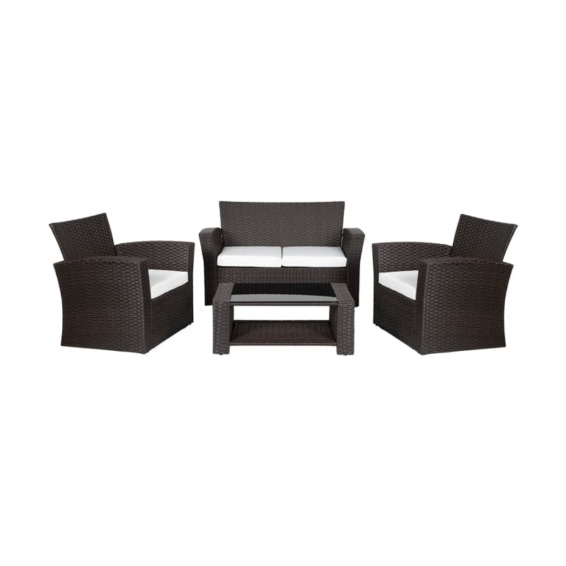 Tisdale 4-Person Outdoor Seating Group with Cushions