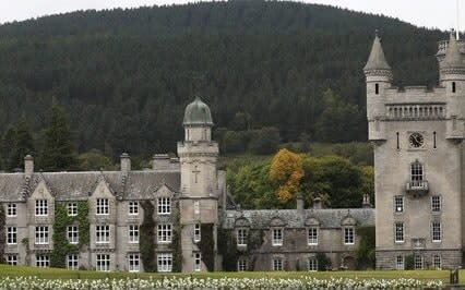 Archive photo of the Royal Standard flying at Balmoral Castle - Getty