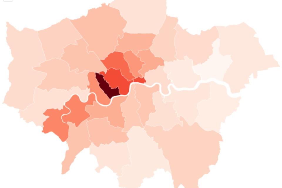 London house prices are still climbing but the rate of growth is down on October  (ES)