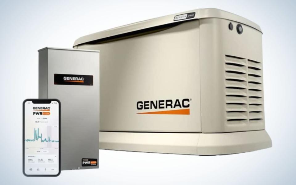 Generac Guardian 24kW Home Standby Generator is the best home generator overall.