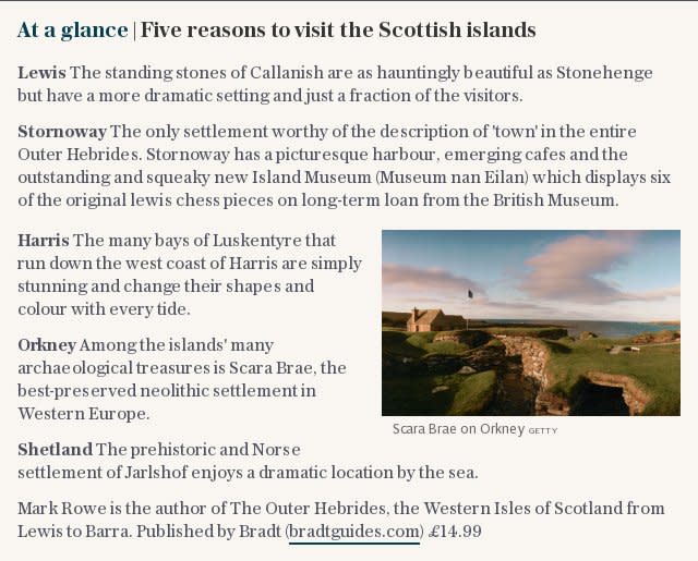 At a glance | Five reasons to visit the Scottish islands