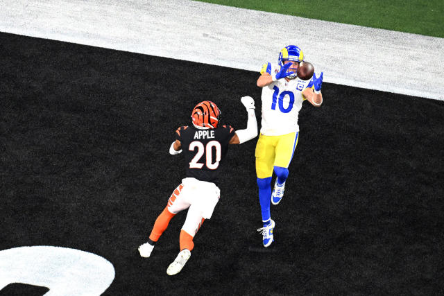 Super Bowl 2022: Rams' Cooper Kupp tries to get Bengals' Eli Apple