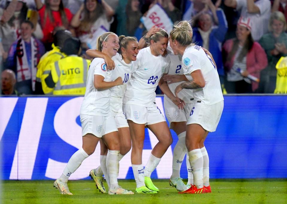 England coasted to semi-final success over Sweden to set up a final against Germany (Danny Lawson/PA) (PA Wire)