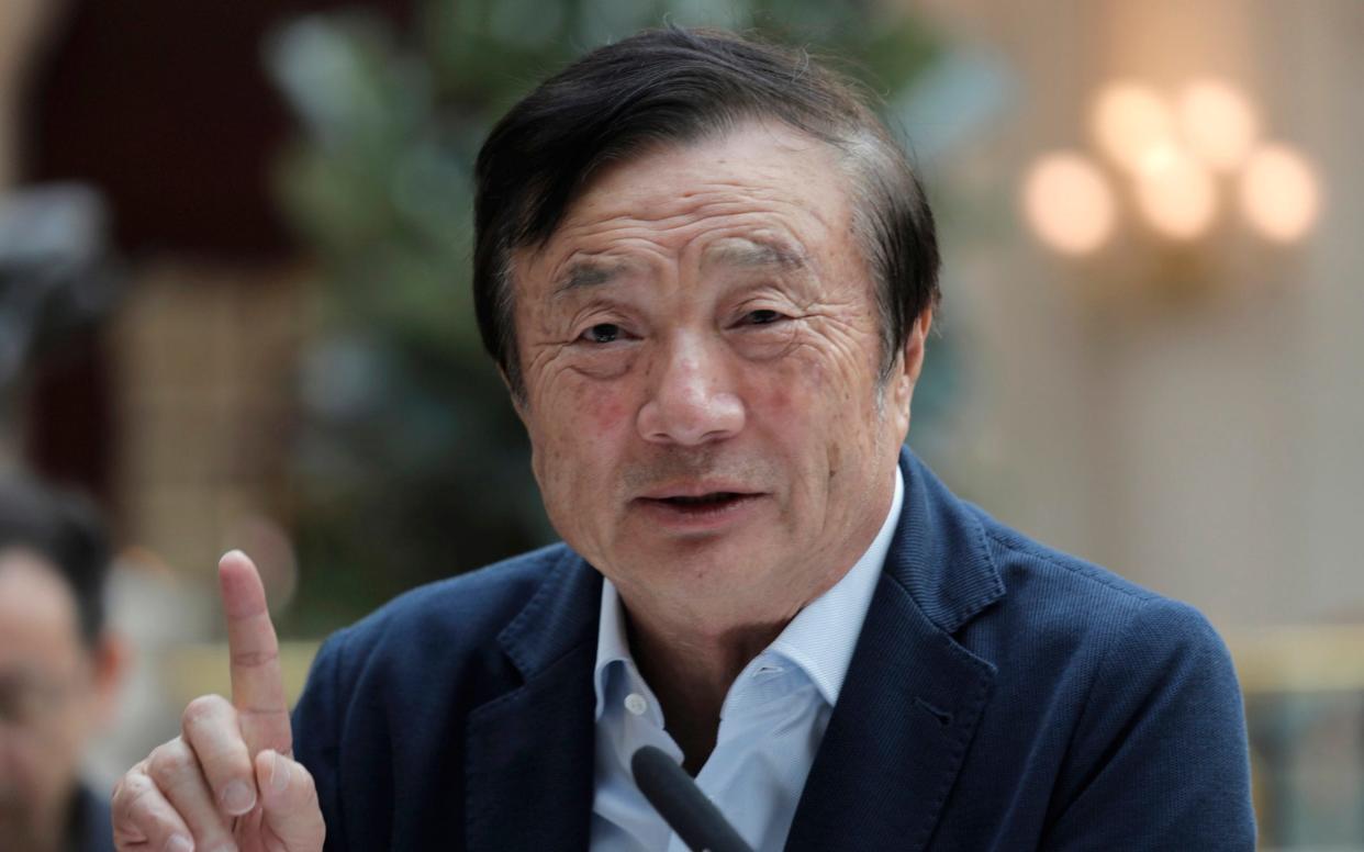 Huawei chief executive Ren Zhengfei - AP