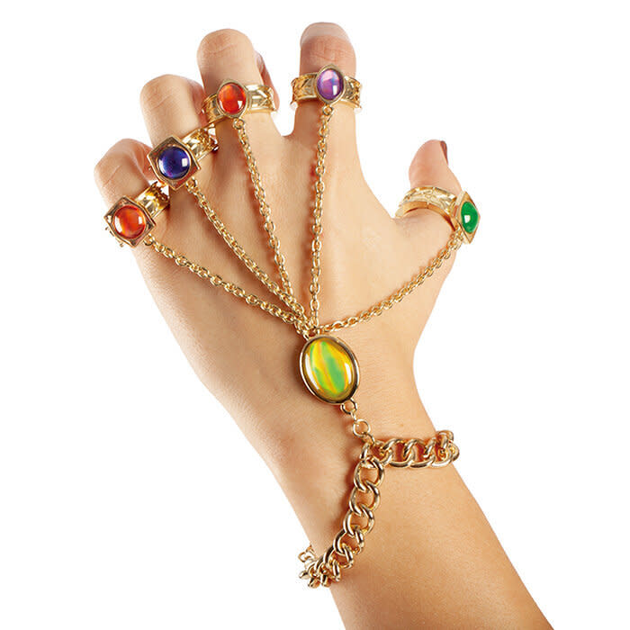 Infinity War Gauntlet Rings Bracelet (Photo: ThinkGeek)