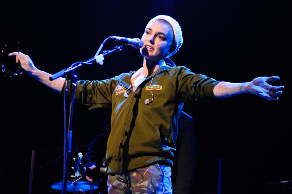 Sinéad O’Connor performs on Dec. 10, 2013, in London. (Photo: Joseph Okpako/Redferns via Getty Images<em>Sinéad</em>