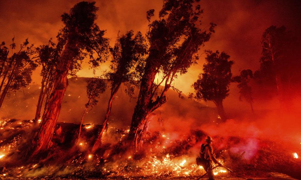 <span>Photograph: Noah Berger/AP</span>