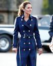<p> An apt look for a visit to Edinburgh, this incredible tartan coat from Holland Cooper is one of Kate Middleton's most standout outerwear pieces. The double-breasted front and structured collar work to elevate the piece, and we love how it has been styled like a dress for maximum impact. </p>