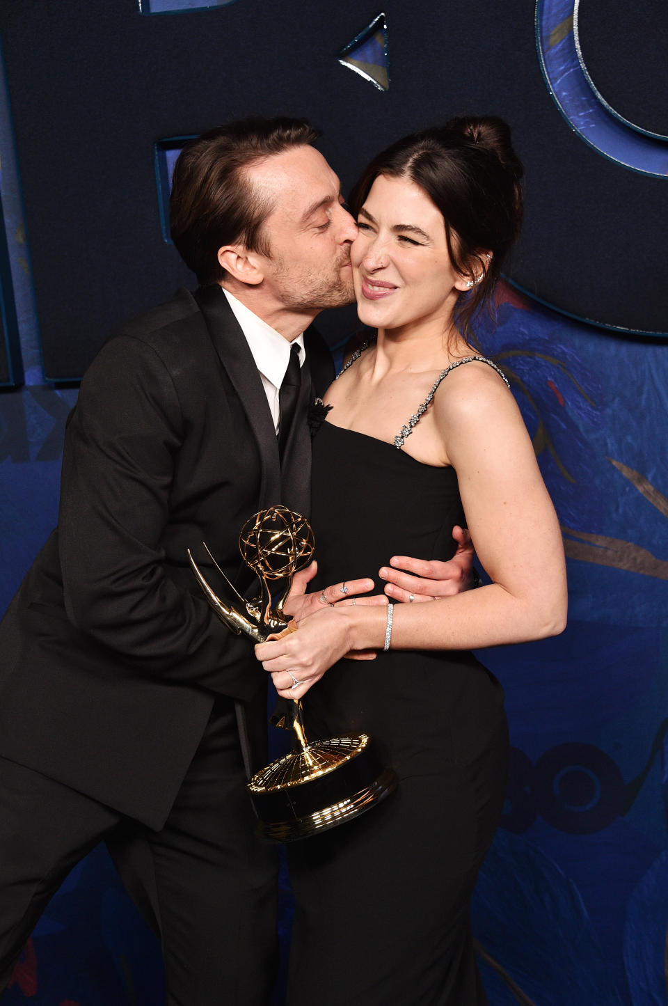 Kieran Culkin and Jazz Charton at the HBO 2024 Post-Emmy Reception held at San Vicente Bungalows on January 15, 2024 in West Hollywood, California. (Photo by Gregg DeGuire/Variety via Getty Images)