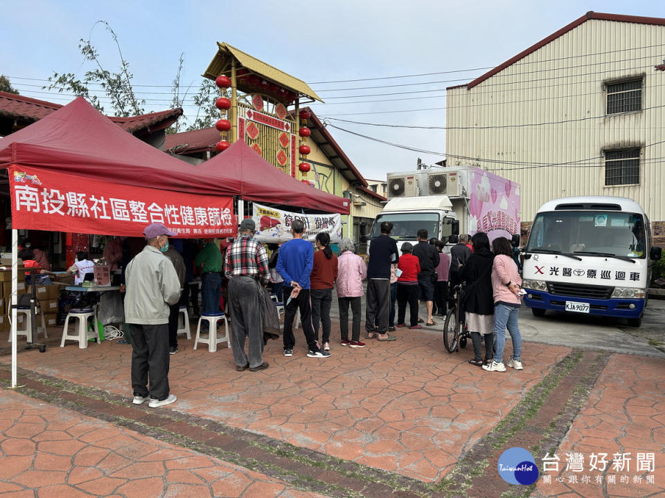 衛生局每月規劃多場癌症篩檢。（南投衛生局提供）