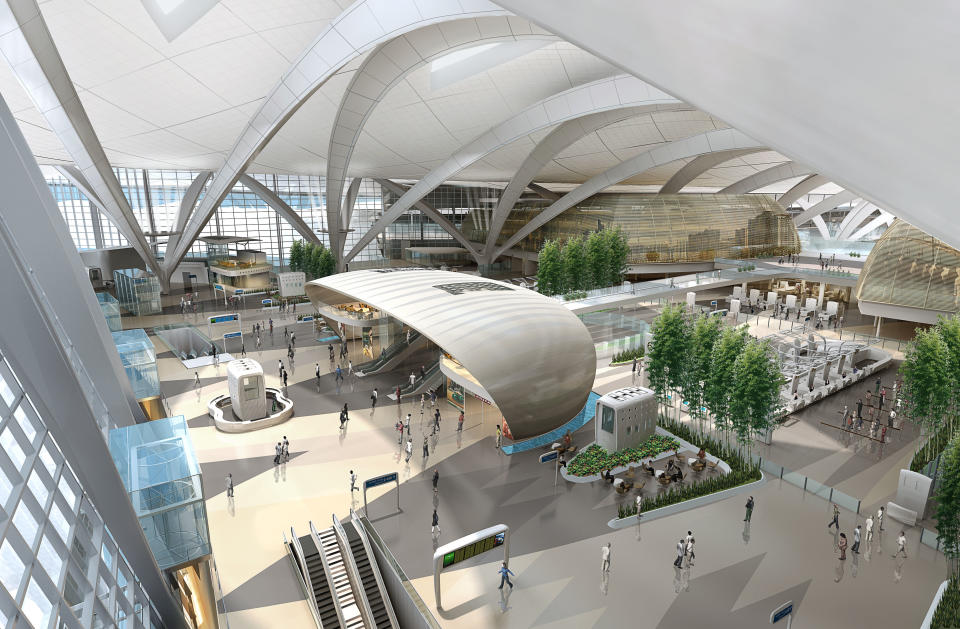 Passenger facilities and duty-free retail will include high-end commercial offerings across more than 18,000 square meters, including internationally renowned luxury goods and designer outlets, and almost 10,000 square meters of international restaurants and cafes, offering a wide range of styles and cuisines.