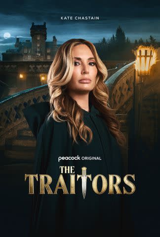 <p>Peacock</p> Kate Chastain's poster for season 2 of 'The Traitors'