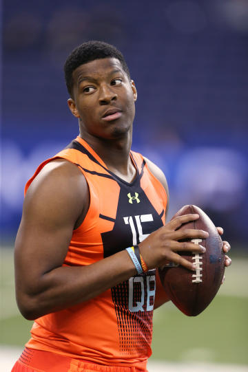 Jameis Winston said and did all the right things at last week's combine. (USA TODAY Sports) 